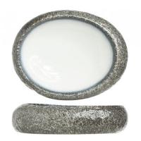 Салатник «Си Перл»;керамика;,H=45,L=185,B=148мм;синий,белый