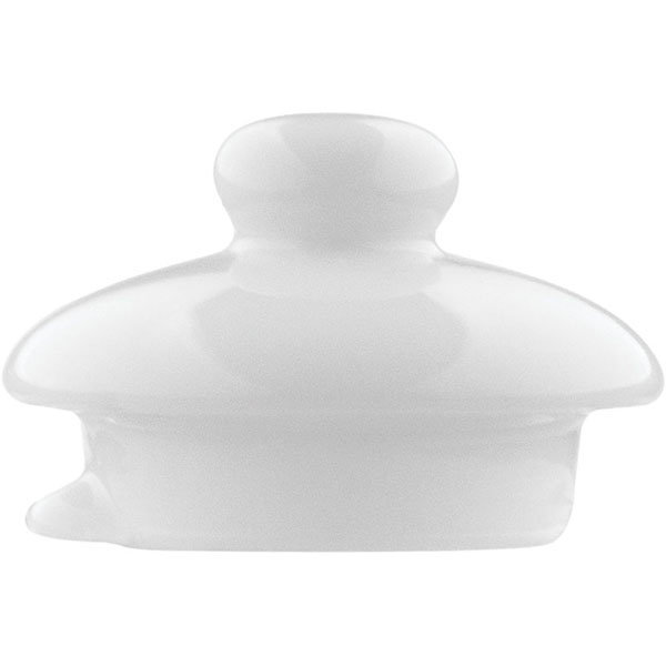 Крышка для чайника «Проотель»;фарфор;260мл;D=5см;белый