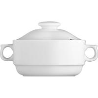 Супница «Прага»;фарфор;1,8л;D=20,H=15,B=26см;белый