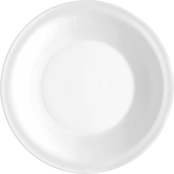 Тарелка глубокая «Кейрвейр»;стекло;D=226,H=30мм;белый