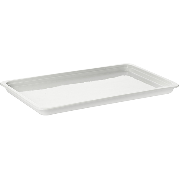 Гастроемкость GN 1/1;фарфор;,H=20,L=530,B=325мм;белый