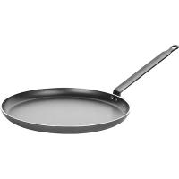 Сковорода для блинов «Клас Шеф»;алюмин.,тефлон;D=28,H=2,L=48см;синий,черный