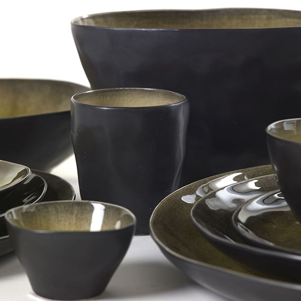 Стакан для горячих напитков «Пьюр»;керамика;220мл;D=75,H=90мм;зелен.