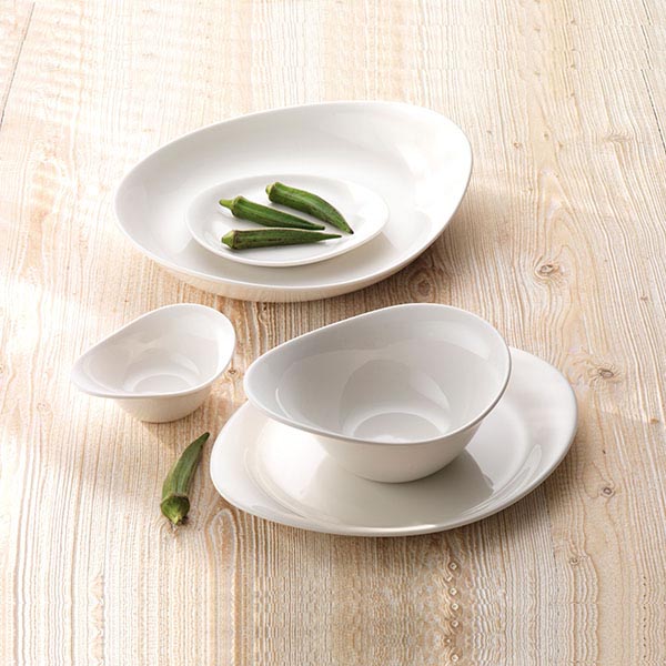 Салатник «ФриСтайл»;фарфор;0,8л;D=25,H=7см;белый