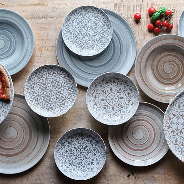 Тарелка десертная «Аура Маттонэ»;фарфор;D=20,H=3см;св.бежев.,белый