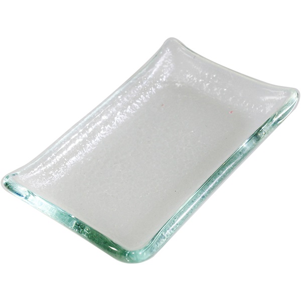 Блюдо сервировочное для канапе;стекло;,L=8,B=6см;прозр.