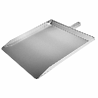 Лопата для пиццы без ручки;алюмин.;,H=2,L=60,B=58см;металлич.