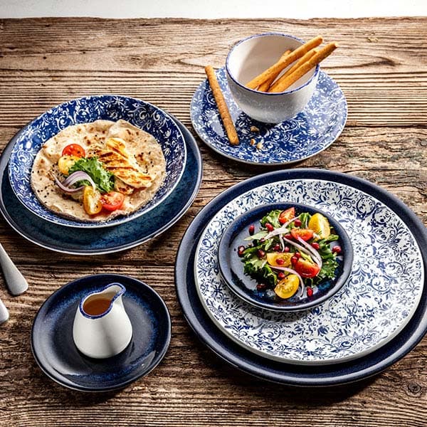 Салатник «Инк легаси»;фарфор;0,65л;D=205,H=40мм;синий