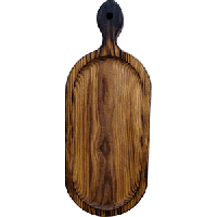 Доска для подачи;дуб;,H=25,L=310,B=160мм;деревян.,черный дуб