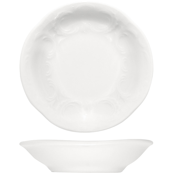 Соусник «Моцарт»;фарфор;40мл;D=8см;белый