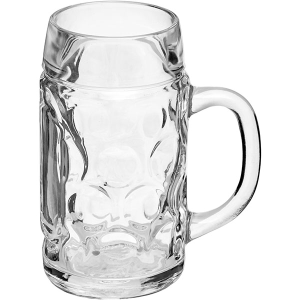Кружка для пива «Дон»;стекло;0,5л;D=80/80,H=162,B=125мм;прозр.