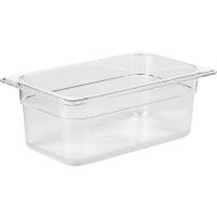 Гастроемкость (1/4);поликарбонат;2,5л;,H=10,L=26,5,B=16,2см;прозр.