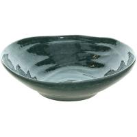 Тарелка глубокая «Органика Грин»;фарфор;1,18л;D=24,H=7см;зелен.