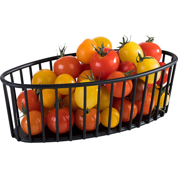 Корзина для хлеба;металл;,H=7,L=21,B=10см;черный