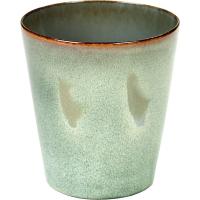 Стакан для горячих напитков;керамика;310мл;D=85,H=95мм;болотн.