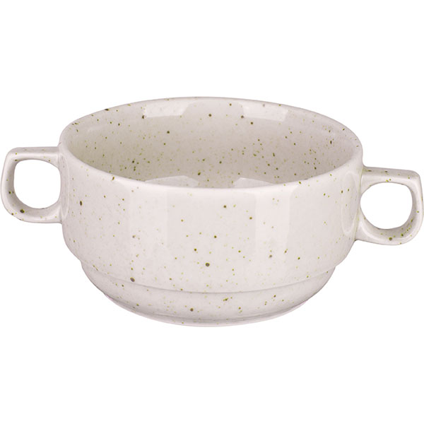 Чашка бульонная «Лайфстиль»;фарфор;390мл;D=11см;песочн.