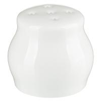 Солонка «Белая» Классический;фарфор;30мл;D=45,H=42мм;белый