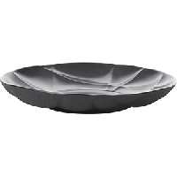 Тарелка глубокая «Саксэшен»;фарфор;D=230,H=38мм;черный
