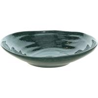 Тарелка глубокая «Органика Грин»;фарфор;,L=25,B=25см;зелен.
