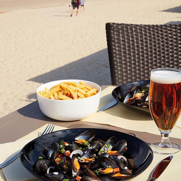 Тарелка глубокая «Эволюшн Блэк»;стекло;1,2л;D=260,H=46мм;черный