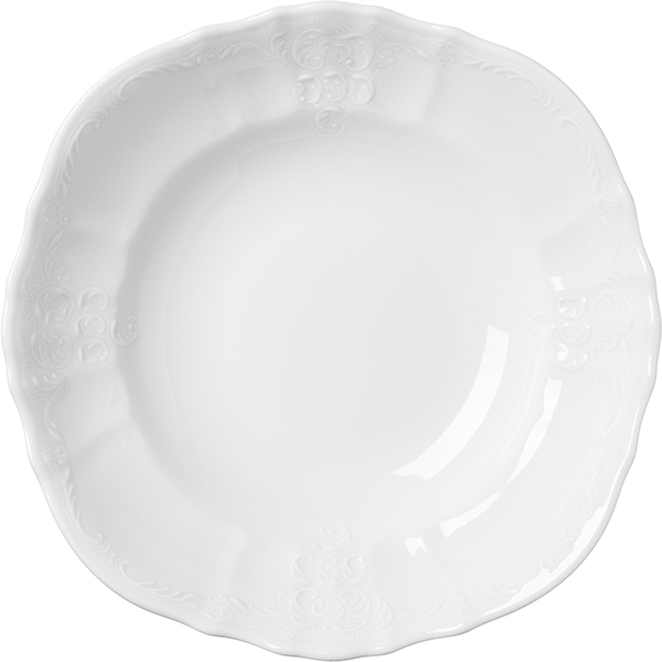 Салатник «Бернадотт»;фарфор;D=25см;белый