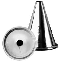 Насадка кондитерская «Круг»;сталь нерж.;D=35/6,H=45мм;металлич.