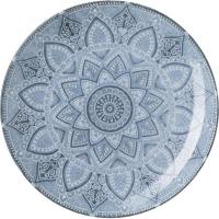 Тарелка «Вавилон»;фарфор;D=175,H=20мм;голуб.,тем.син.