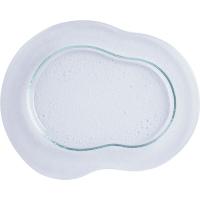 Тарелка «Амеба»;стекло;,H=15,L=240,B=190мм;прозр.