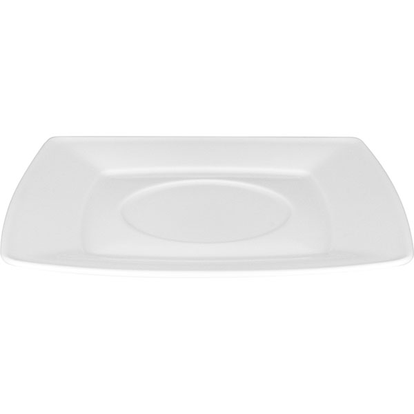 Блюдце для бульонной чашки «Виктория» для 2817;фарфор;,L=16,8,B=16,8см;белый