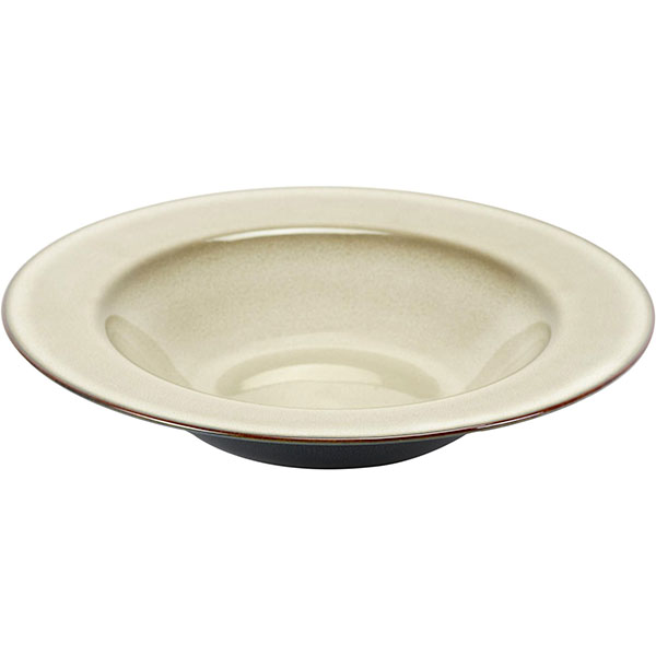 Тарелка глубокая;керамика;D=273,H=53мм;серый,синий