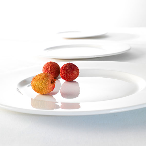 Блюдо «Монако Вайт» овальное;фарфор;,H=2,L=28,B=22см;белый