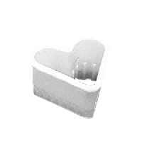 Резак «Сердце»;пластик;,L=47,B=44мм