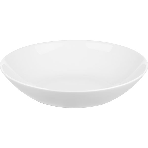 Тарелка глубокая «Эволюшнс Гранит»;стекло;0,6л;D=20см;серый