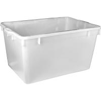 Контейнер для продуктов;полиэтилен;100л;,H=40,L=80,B=52см;белый