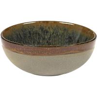 Салатник «Серфис»;керамика;175мл;D=110,H=45мм;серый,сизый