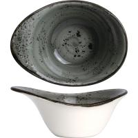 Салатник «Урбан»;фарфор;125мл;,H=55,L=130мм;серый