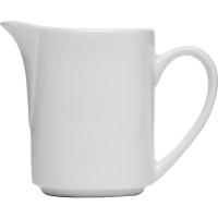 Молочник «Монако Вайт»;фарфор;142мл;,H=90,L=115,B=50мм;белый