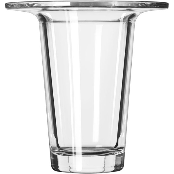 Креманка с блюдцем «Капелло»;стекло;240мл;D=120/50,H=132мм;прозр.