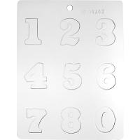 Форма для шоколада «Цифры»;полиэтилен;,L=24,B=18,5см