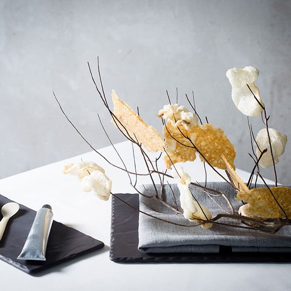 Блюдо для подачи «Базальт»;фарфор;,L=32,5,B=26,5см;черный,матовый