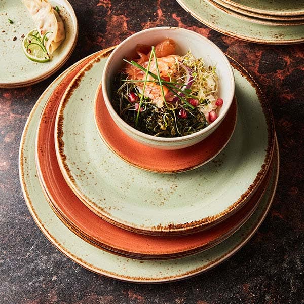 Тарелка пирожковая «Крафт Терракота»;фарфор;D=15,H=2см;терракот