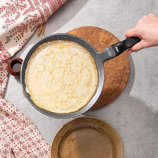 Сковорода для блинов «Гранито»;алюм.литой;D=25,H=2см