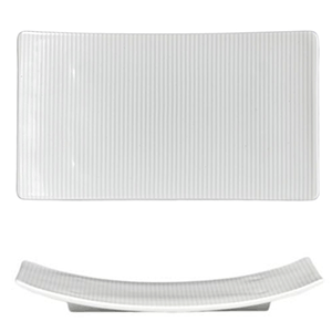 Блюдо для суши «Аура»;фарфор;,L=21,B=14см;белый