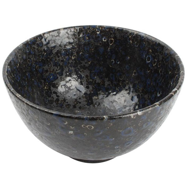 Салатник «Миднайт Даск»;фарфор;D=140,H=75мм;черный,синий