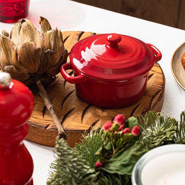 Доска для подачи с декором;дуб;D=235,H=25мм;древесн.