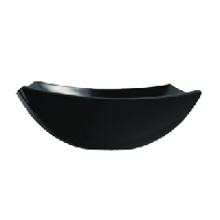 Салатник «Квадрато»;стекло;0,55л;,H=55,L=165,B=165мм;черный