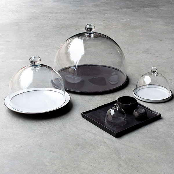 Крышка для блюда «Инспайред»;поликарбонат;D=31,2,H=23,1см;прозр.