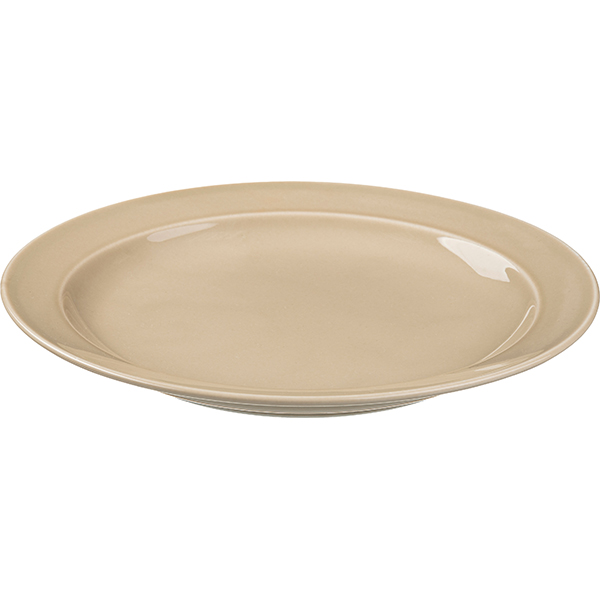 Тарелка «Акварель» Принц мелкая;фарфор;D=265,H=28мм;бежев.