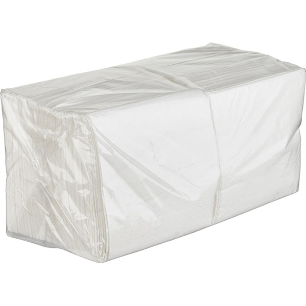 Салфетки 2-х слойн.24*24см [250шт];,L=24,B=24см;белый