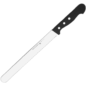 Нож обвалочный «Глория» для нарезки мяса;сталь;,L=390/255,B=27мм;черный